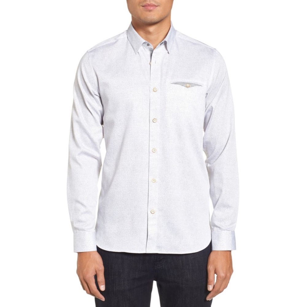 Ted Baker Norbor Modern Slim Fit Microdot Shirt